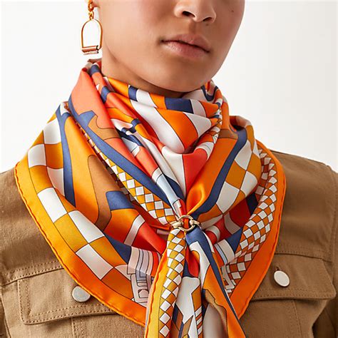 hermes scarf tying ideas